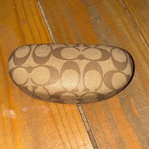 Coach Brown Glasses Case NWOT